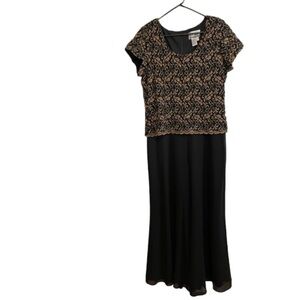Sheri Martin Lace Overlay Jumpsuit Size 16